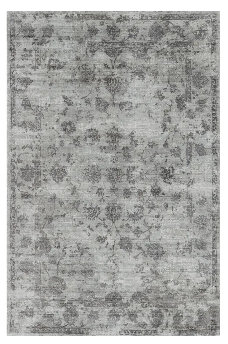 9' X 12' Grey Area Rug