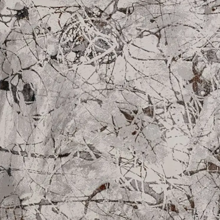 10' X 13' Gray and Ivory Area Rug