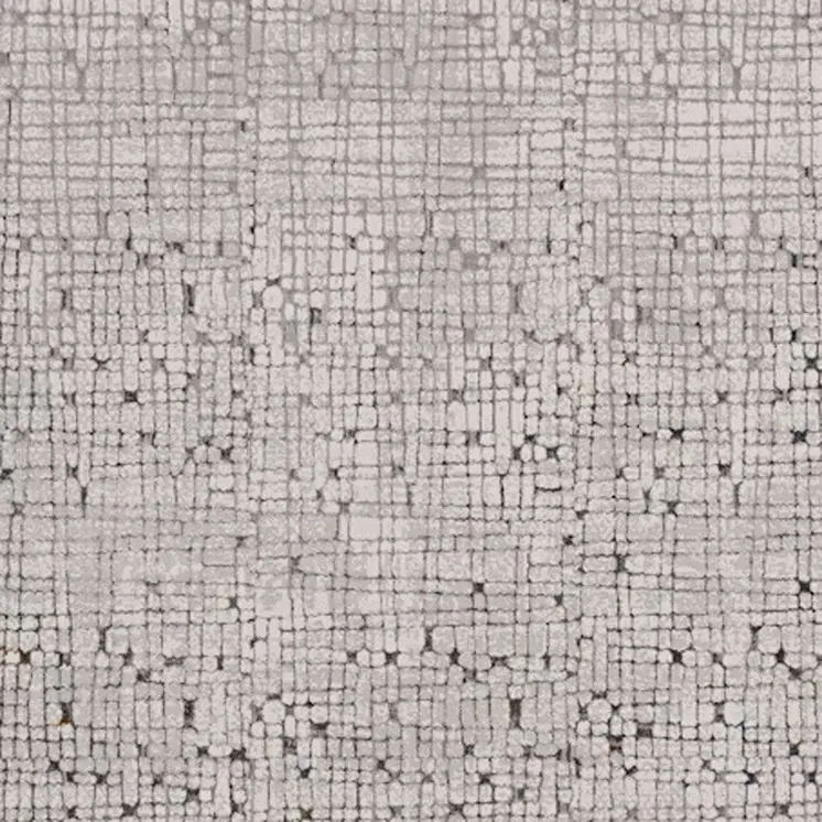 8' X 11' Charcoal and Ivory Abstract Area Rug