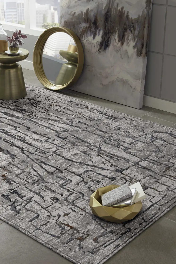 10' X 13' Grey Area Rug