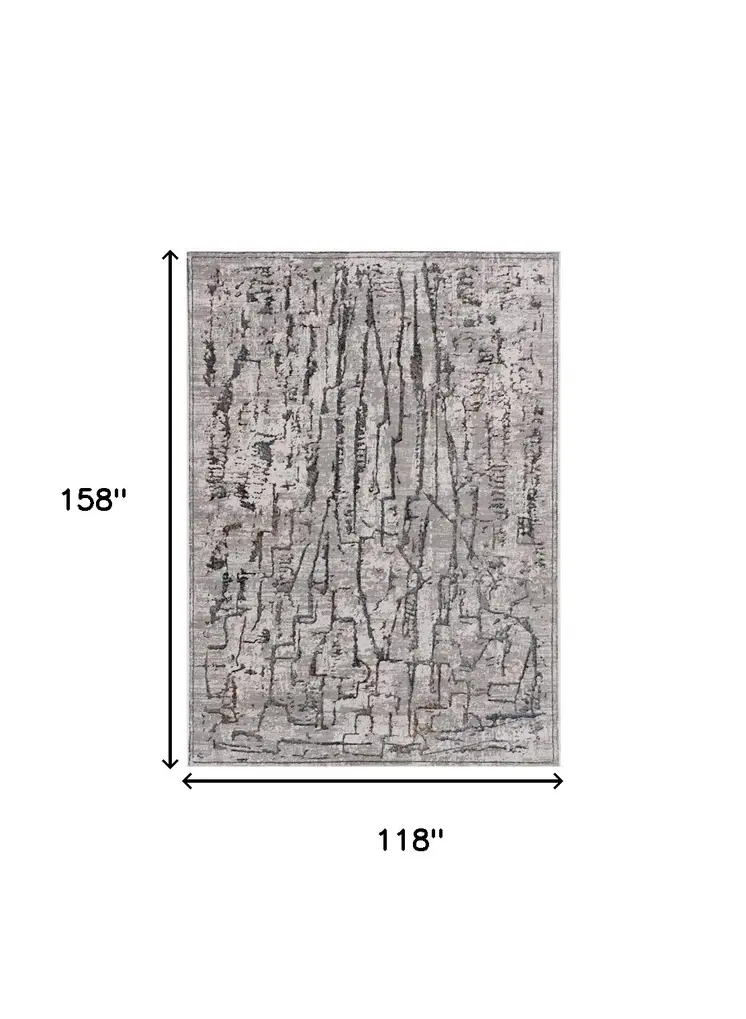 10' X 13' Grey Area Rug