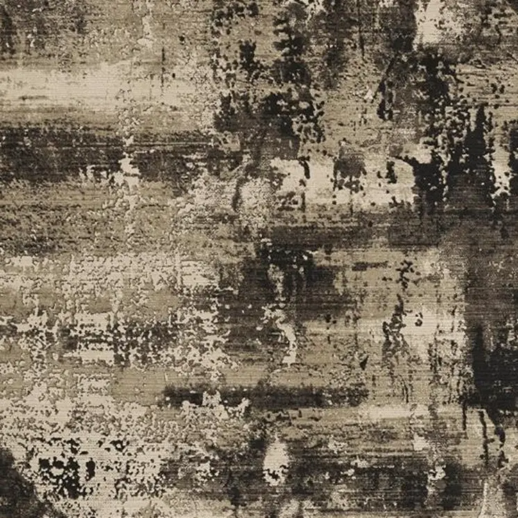 9' X 13' Charcoal Beige And Taupe Abstract Area Rug