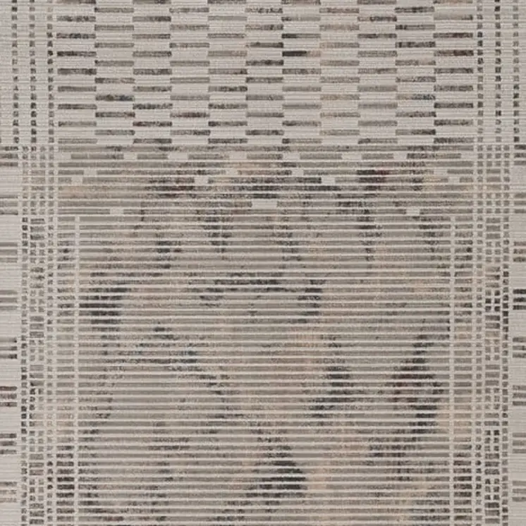 4' X 6' Beige And Ivory Abstract Area Rug