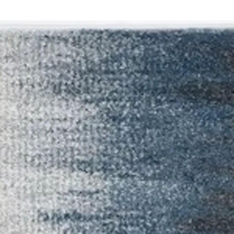 5' X 8' Ivory And Blue Ombre Area Rug
