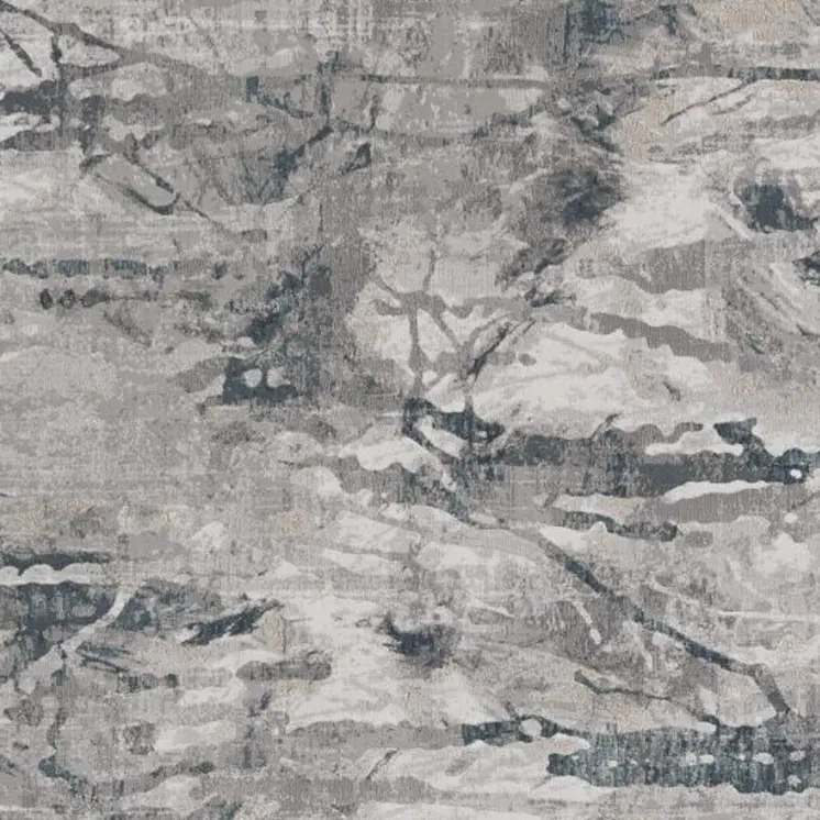 10' X 13' Gray Abstract Area Rug