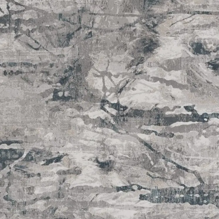 10' X 13' Gray Abstract Area Rug