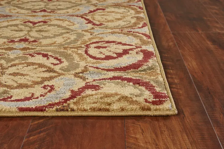 8' X 10' Multicoloured Floral Area Rug