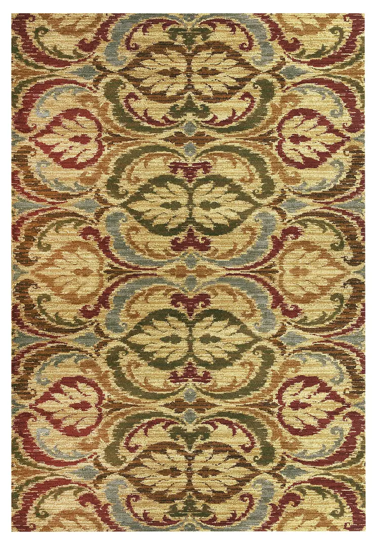 8' X 10' Multicoloured Floral Area Rug