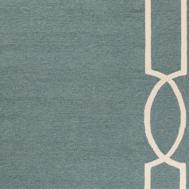 5' X 7' Gray And Ivory Handmade Indoor Outdoor Area Rug