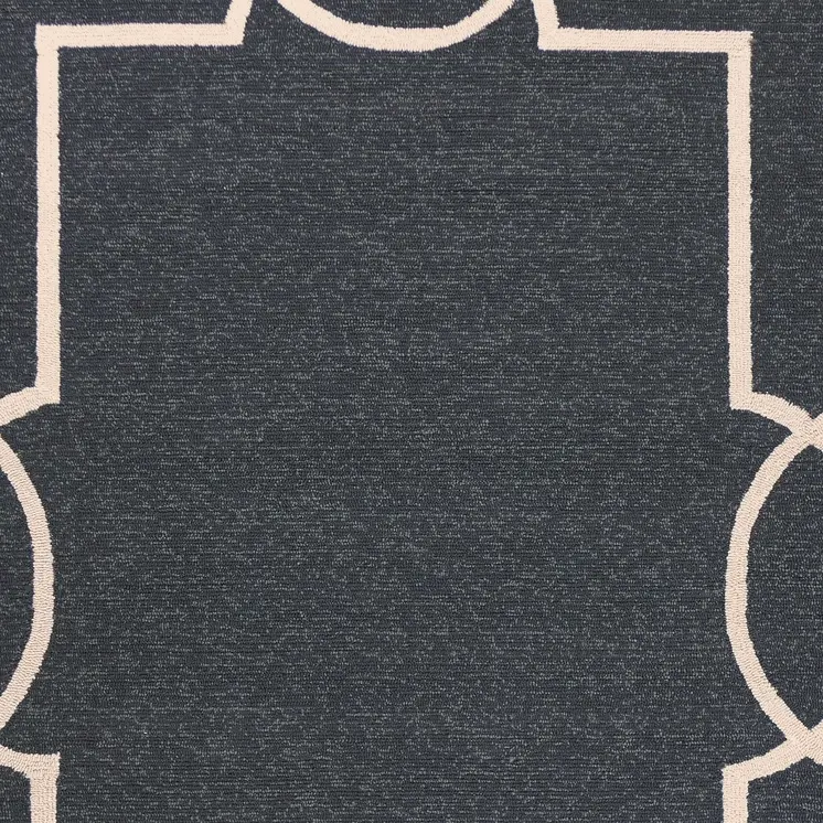 5' X 7' Gray Handmade Indoor Outdoor Area Rug