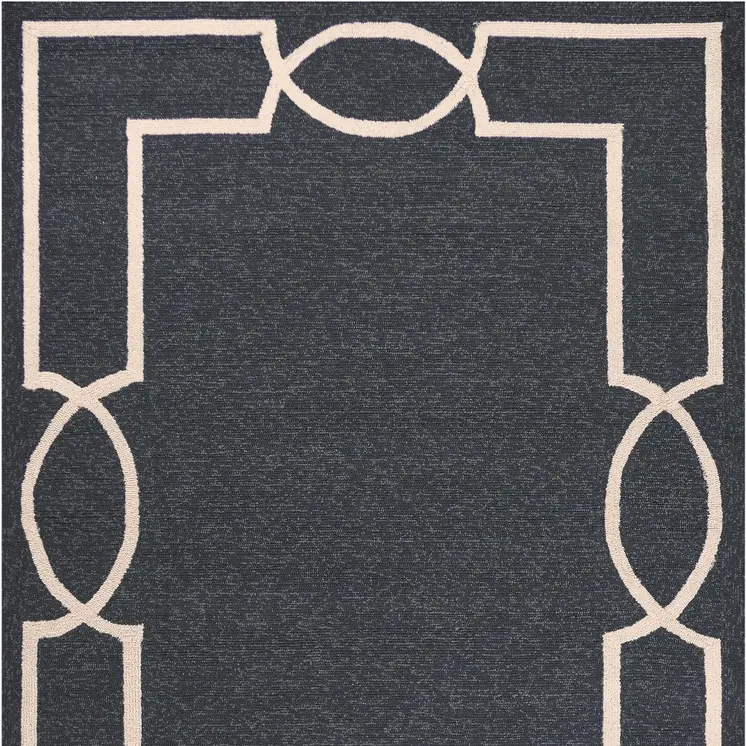 5' X 7' Gray Handmade Indoor Outdoor Area Rug
