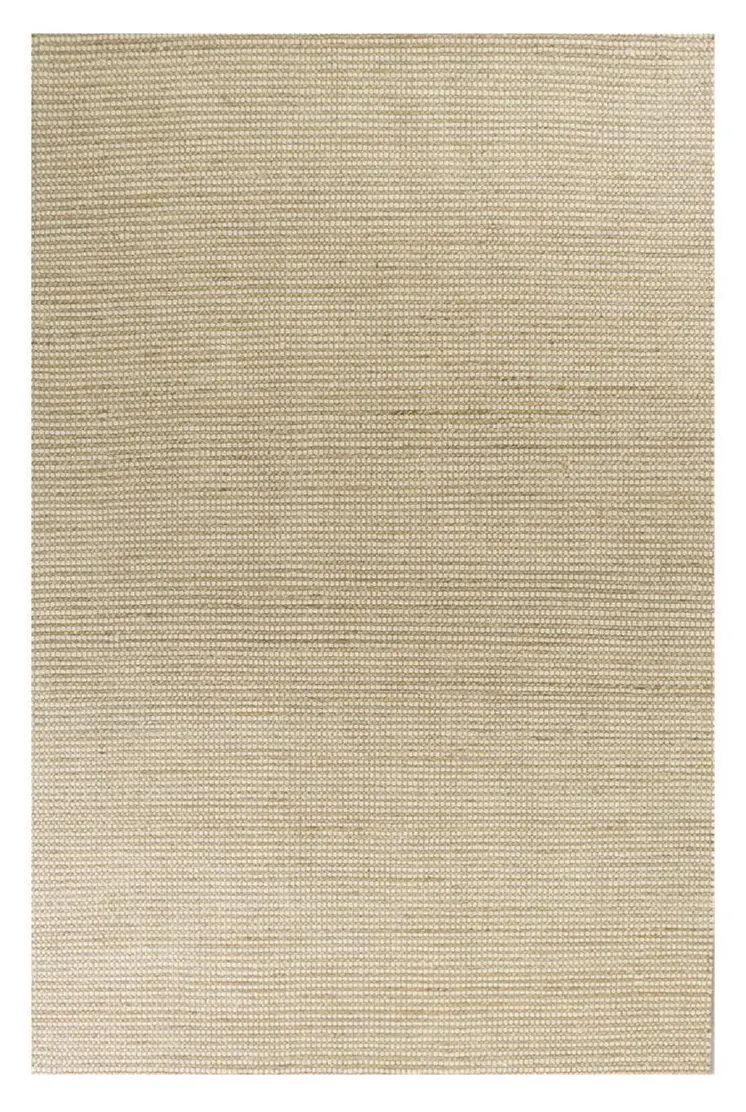 8' X 11' Tan And Ivory Hand Woven Area Rug