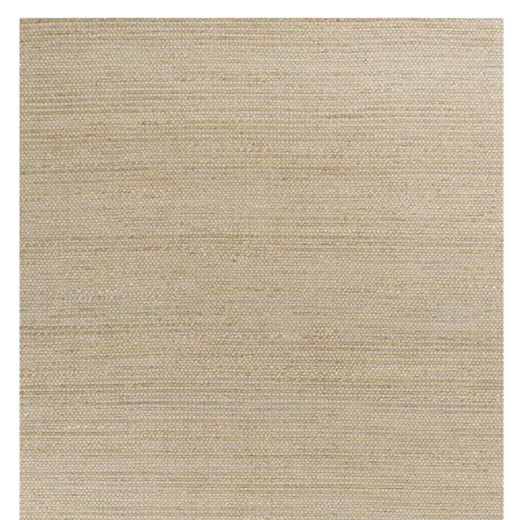 5' X 7' Tan And Ivory Hand Woven Area Rug