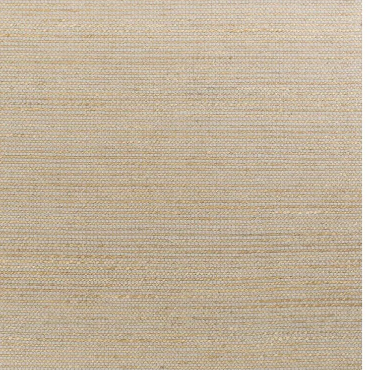 7' X 10' Tan and Ivory Wool Hand Woven Area Rug