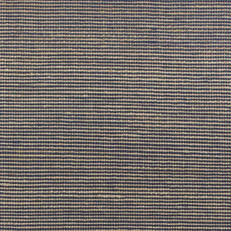 5' X 7' Blue Wool Hand Woven Area Rug