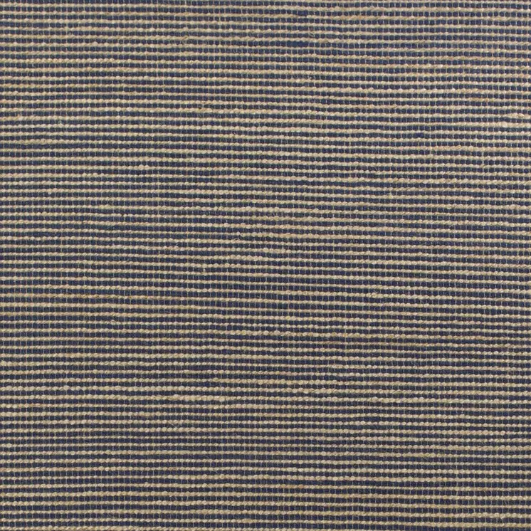 5' X 7' Blue Wool Hand Woven Area Rug