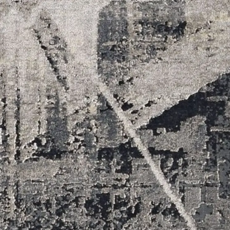 9' X 13' Gray Abstract Area Rug