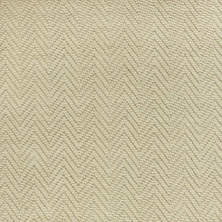 2' X 4' Ivory Chevron Hand Woven Area Rug
