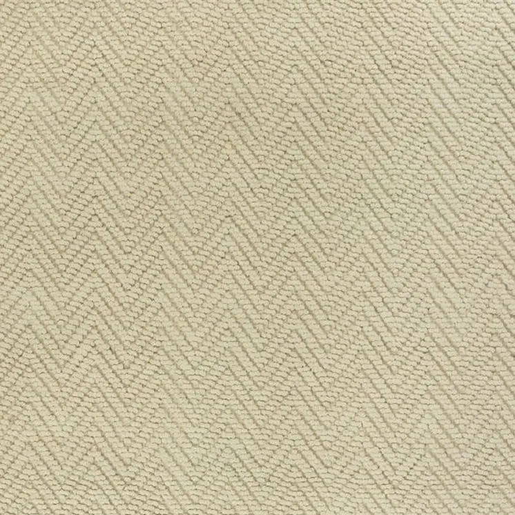 8' X 11' Ivory Chevron Hand Woven Area Rug