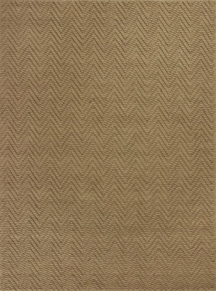 2' X 4' Natural Jute Chevron Hand Woven Area Rug