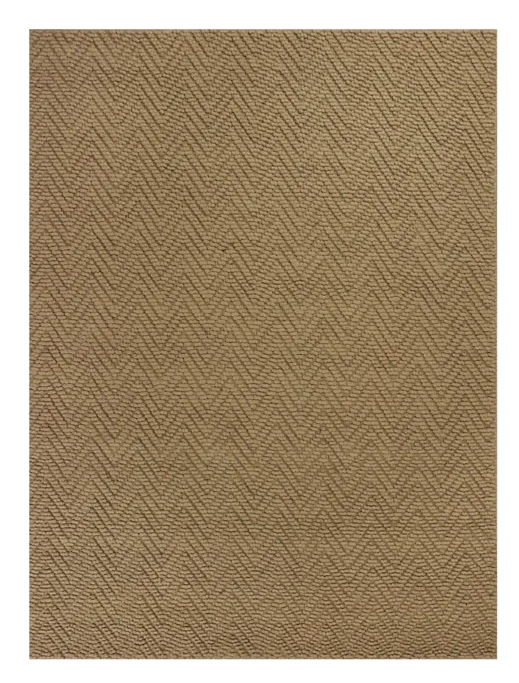2' X 4' Natural Jute Chevron Hand Woven Area Rug