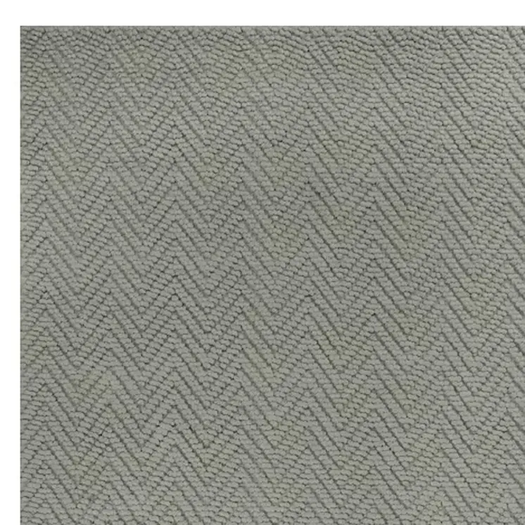 8' X 11' Gray Chevron Hand Woven Area Rug