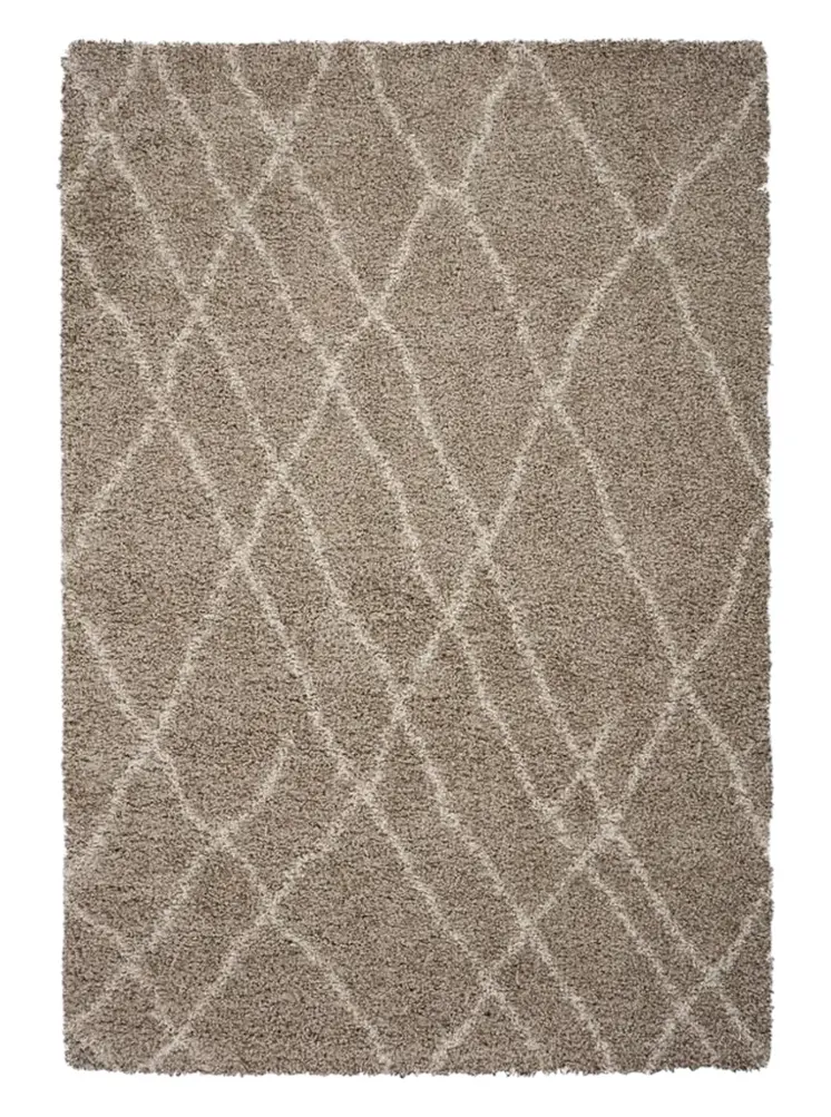3' X 5' Light Brown Area Rug