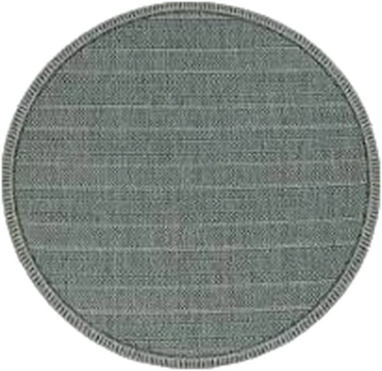 8' Teal Blue Southwestern Indoor Outdoor Area Rug