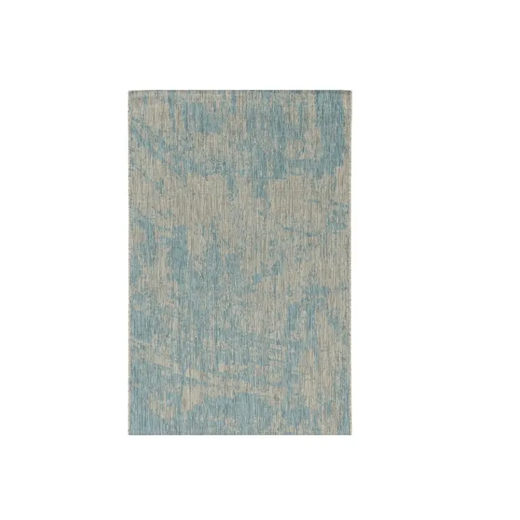3' X 4' Teal Abstract Area Rug