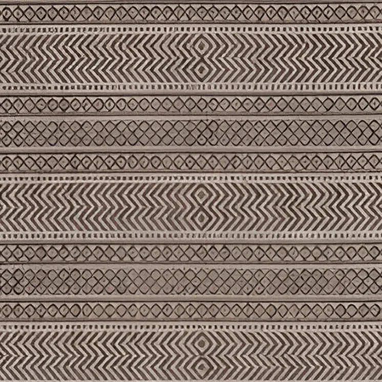 3' X 4' Brown Geometric Indoor Outdoor Area Rug