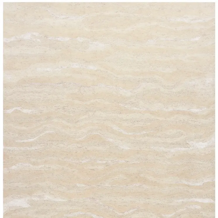 3' X 5' Ivory Hand Tufted Abstract Indoor Area Rug