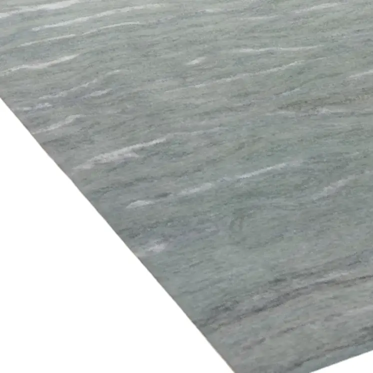 8' X 10' Slate Gray And Ivory Wool Abstract Hand Tufted Area Rug