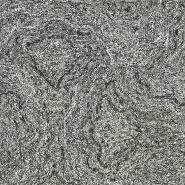 3' X 5' Gray And Dark Gray Abstract Hand Tufted Area Rug