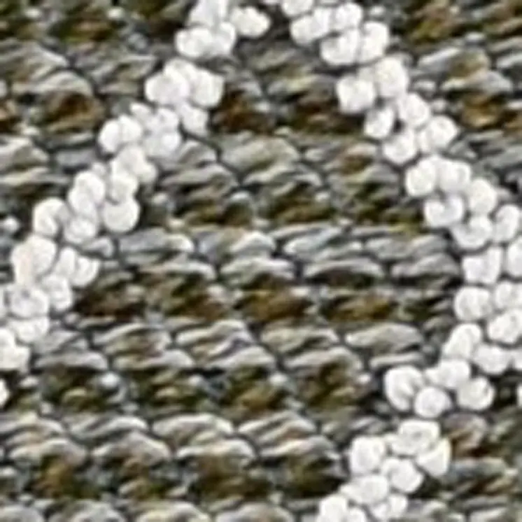 10' X 13' Gray Geometric Indoor Outdoor Area Rug