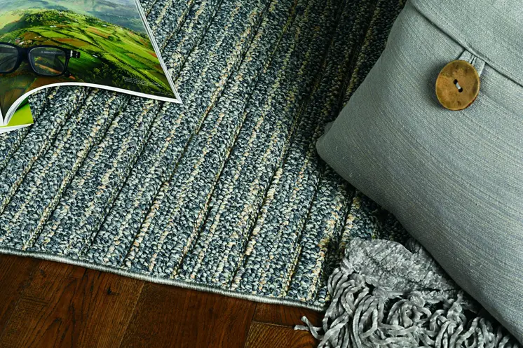 8' Gray Runner Rug