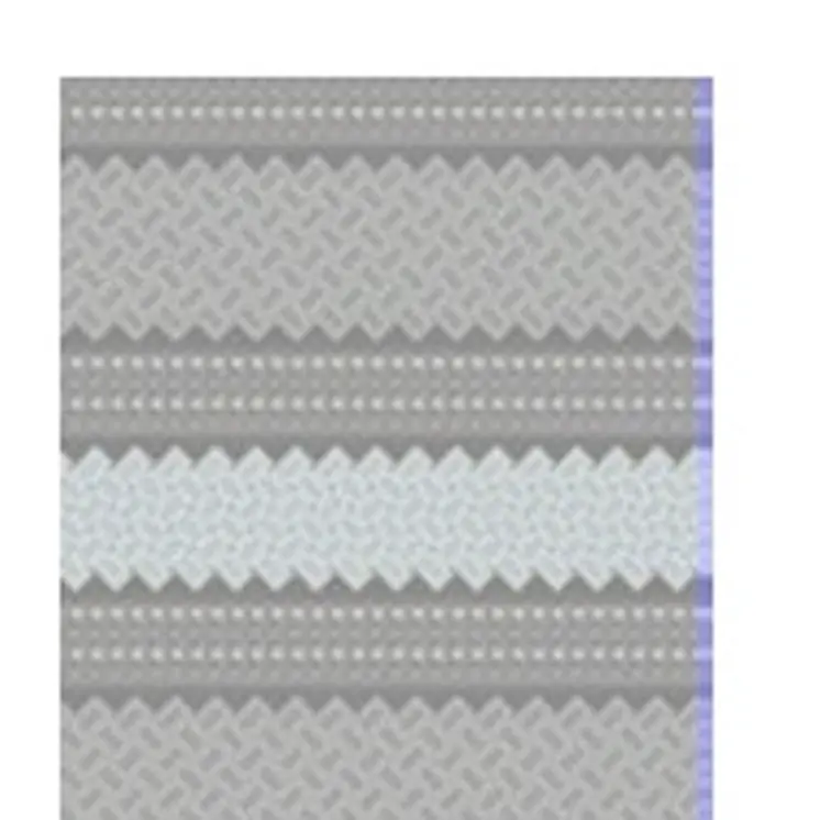 8' Gray And Ivory Southwestern Indoor Outdoor Area Rug