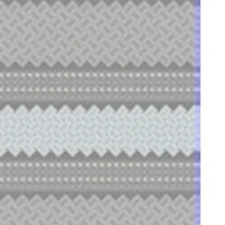 8' Gray And Ivory Southwestern Indoor Outdoor Area Rug