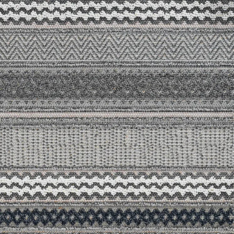 4' X 6' Taupe Geometric Area Rug