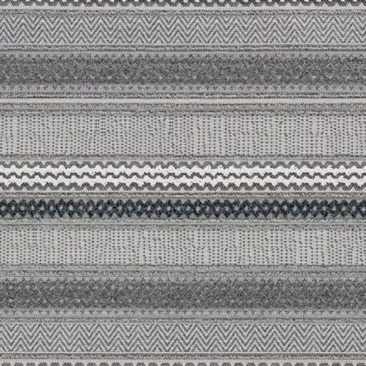 8' X 10' Taupe Striped Area Rug