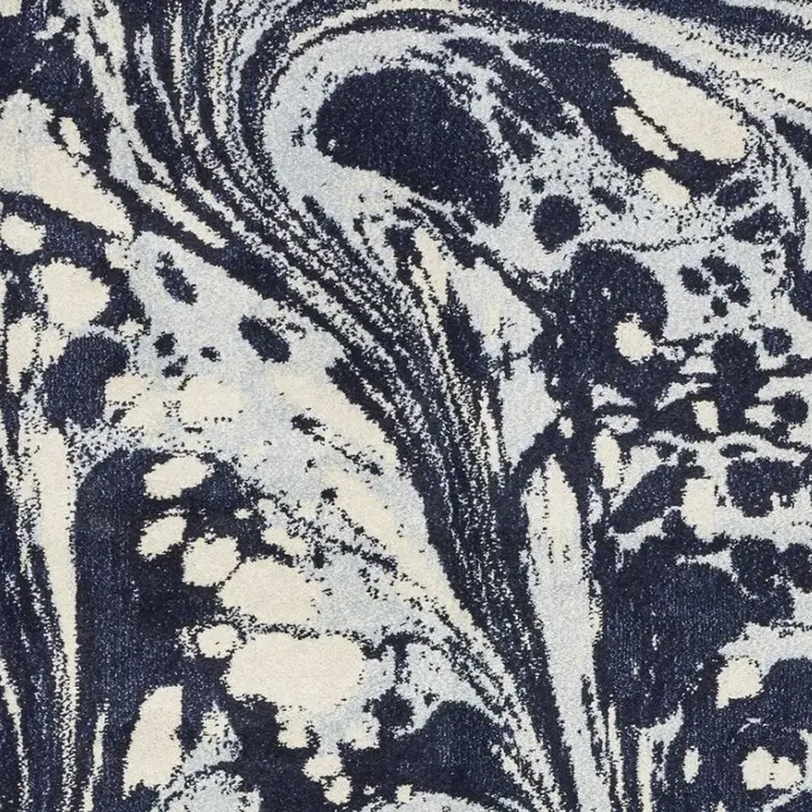 3' X 5' Blue Abstract Splashes Area Rug