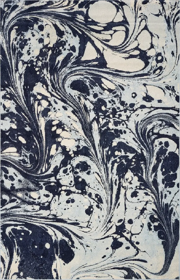 8' X 10' Multicoloured Shag Area Rug