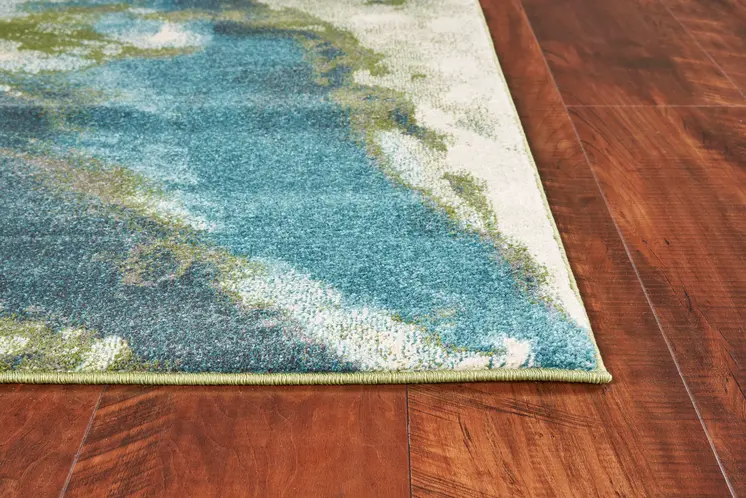 8' X 10' Multicoloured Shag Area Rug