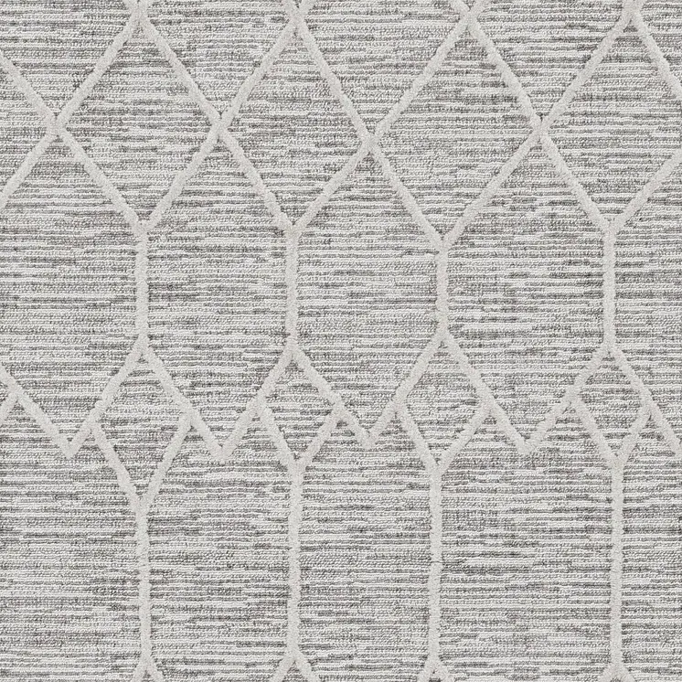 3' X 5' Ivory Geometric Area Rug