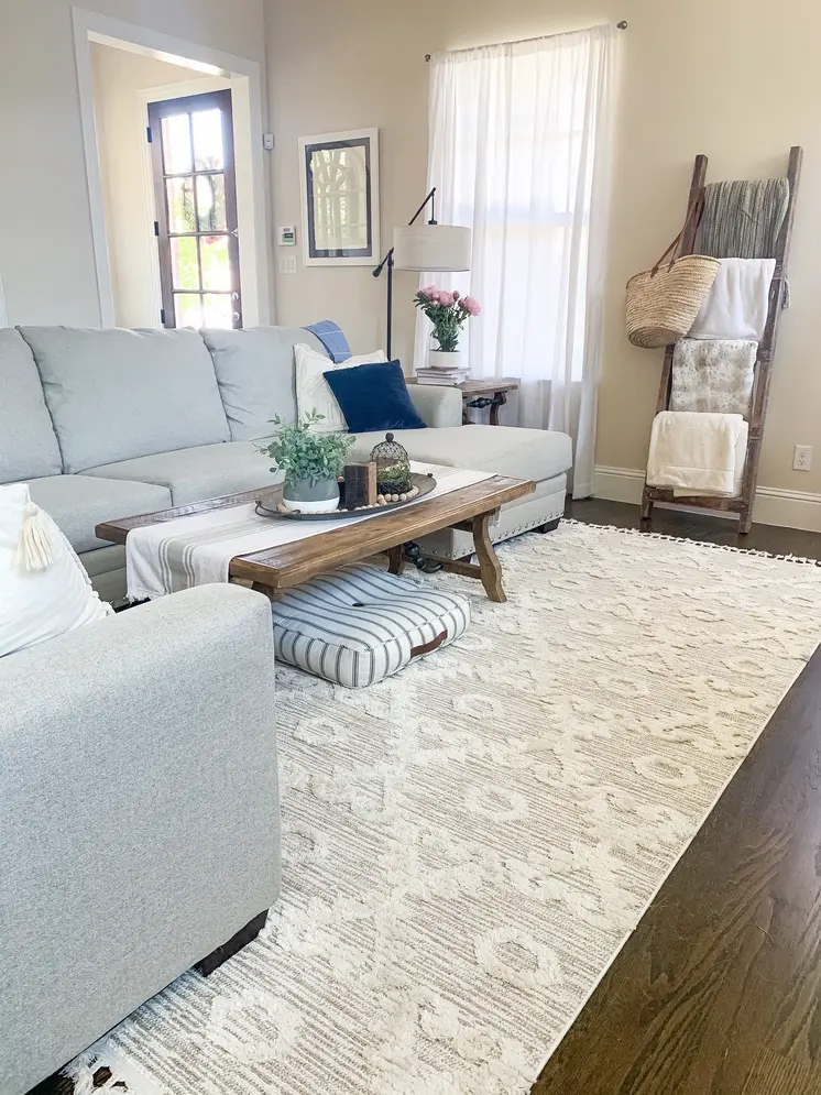 12' X 15' Ivory Beige Area Rug