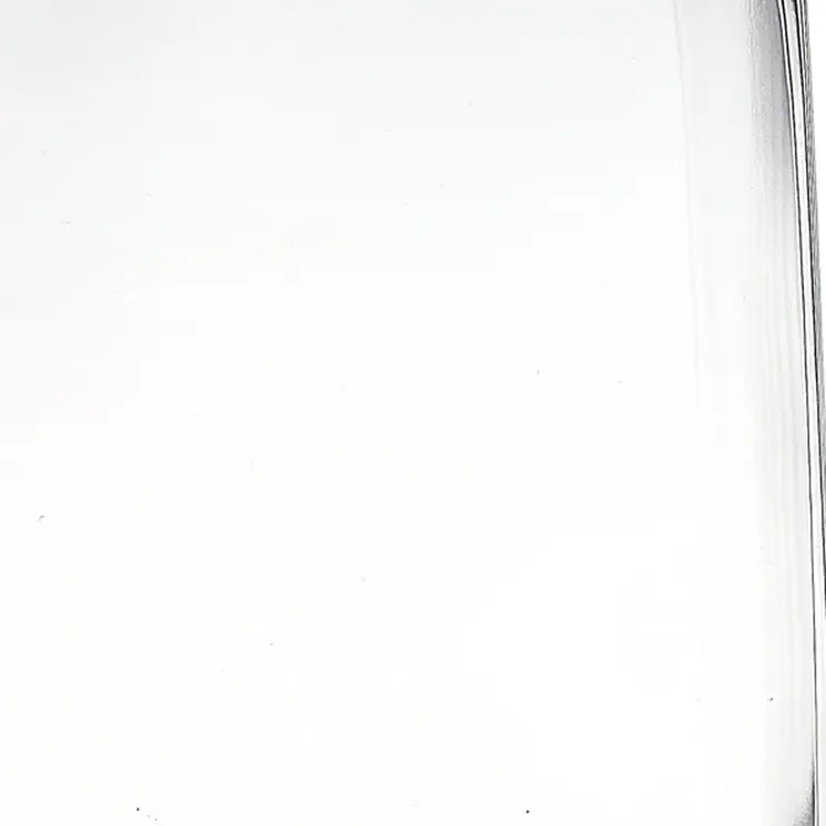8" Crystal Glass Clear Rectangle Table Vase