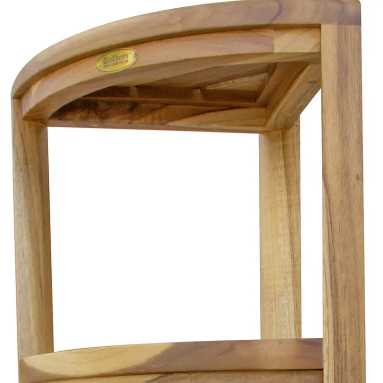 12" Natural Solid Wood Freestanding Bathroom Vanity
