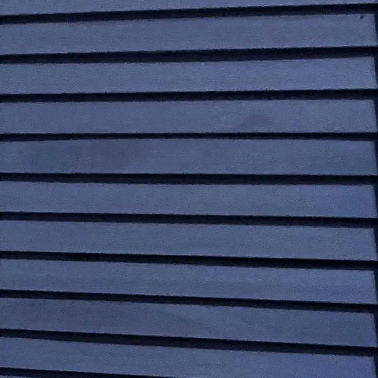 3 Panel Dark Blue Shutter Screen Room Divider