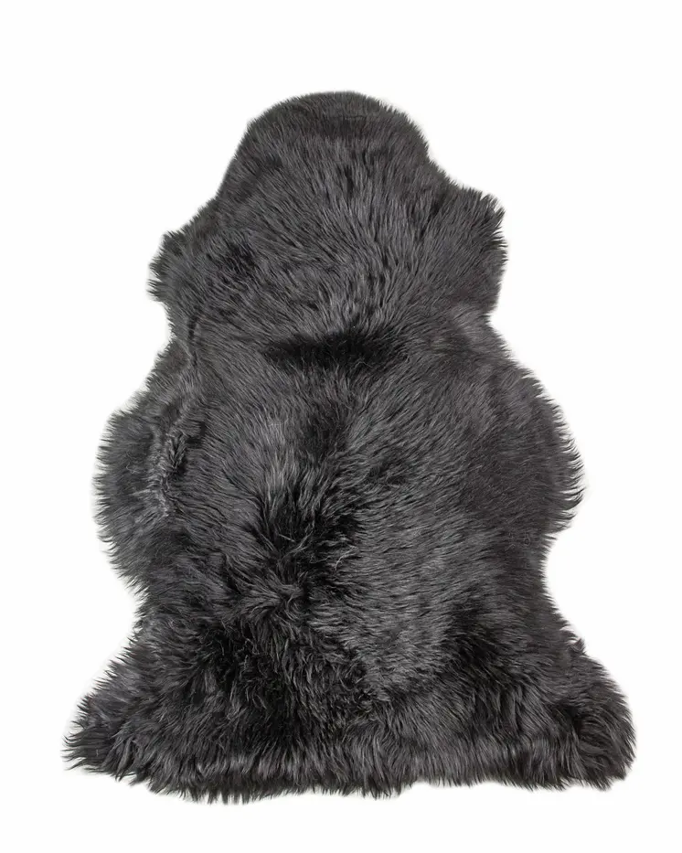 2' X 3' Black Shag Area Rug