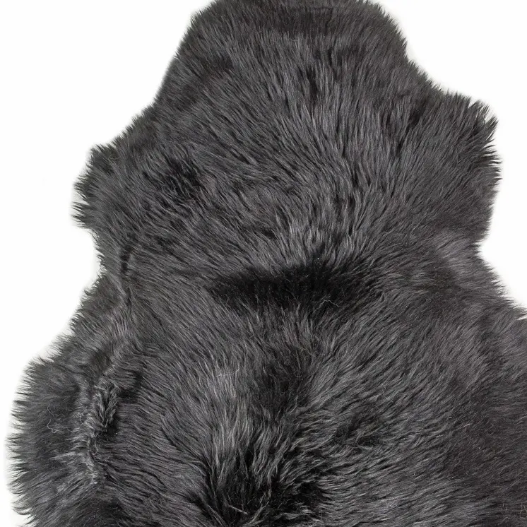 2' X 3' Black Shag Area Rug