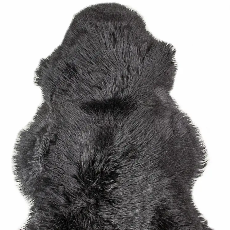 2' X 3' Black Shag Area Rug